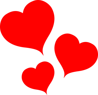 Hearts Love Valentine Stickdatei