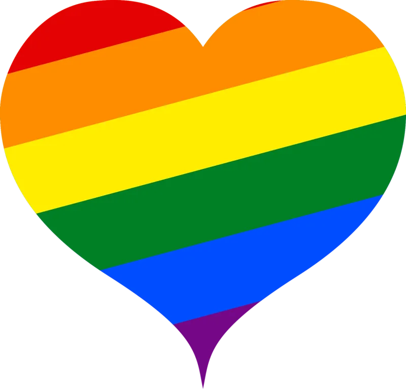 Heart Pride Rainbow Stickdatei – Herzen & Liebe