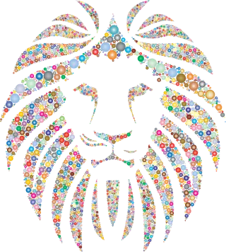 Animal Lion Big cat Stickdatei – Tiere