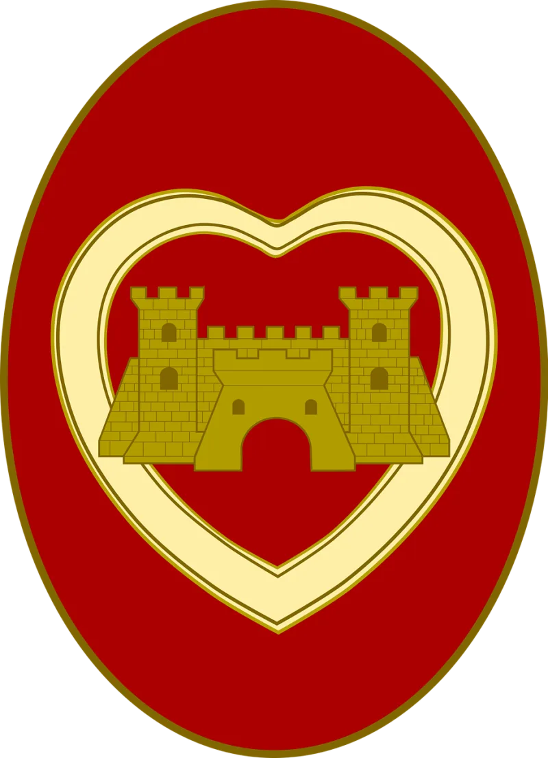 Heart Fortress Castle Stickdatei – Kinder