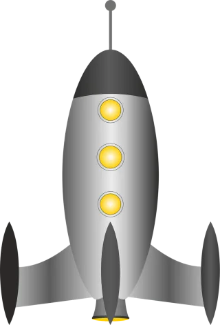 Rocket Spaceship Space travel Stickdatei