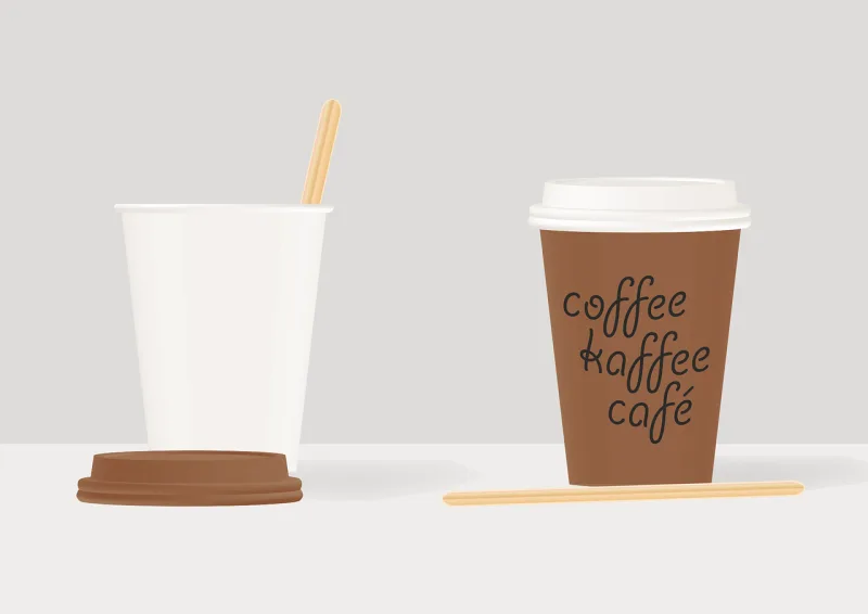 Coffee mug Paper cup Coffee to go Stickdatei – Essen & Trinken