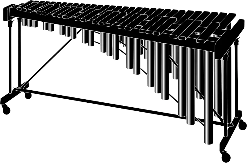 Marimba Percussion instrument Instrument Stickdatei – Musik