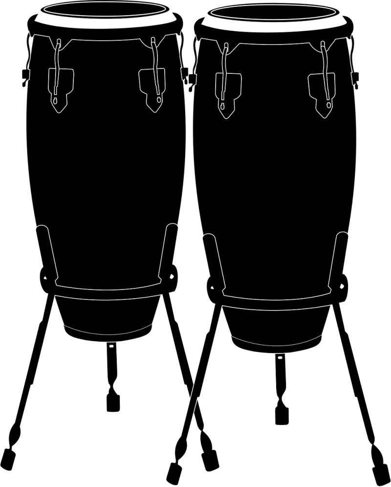 Rhythm Kongas Instrument Stickdatei – Musik