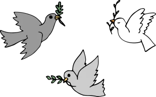 Dove Bird Animals Stickdatei – Tiere
