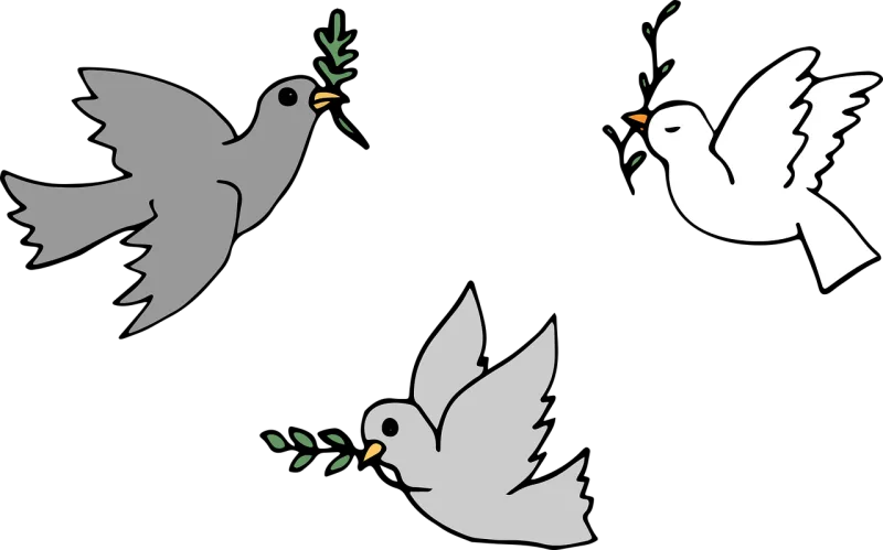 Dove Bird Animals Stickdatei – Tiere