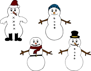 Snowman Winter Christmas Stickdatei