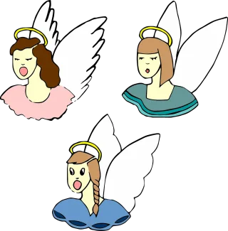 Angel Christmas Religion Stickdatei