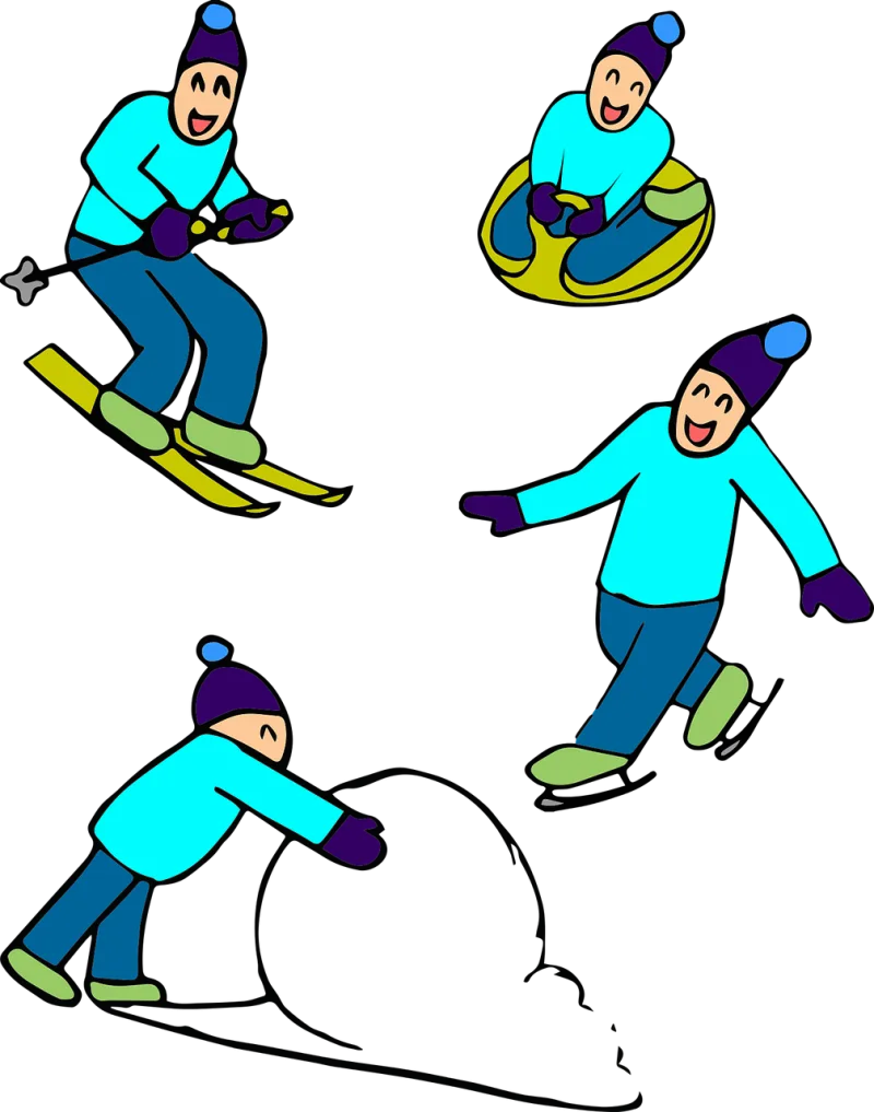 Sports Winter Snow Stickdatei – Weihnachten