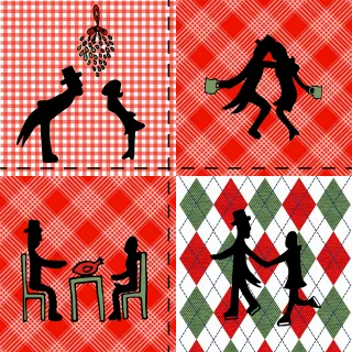 Christmas Love Few Stickdatei