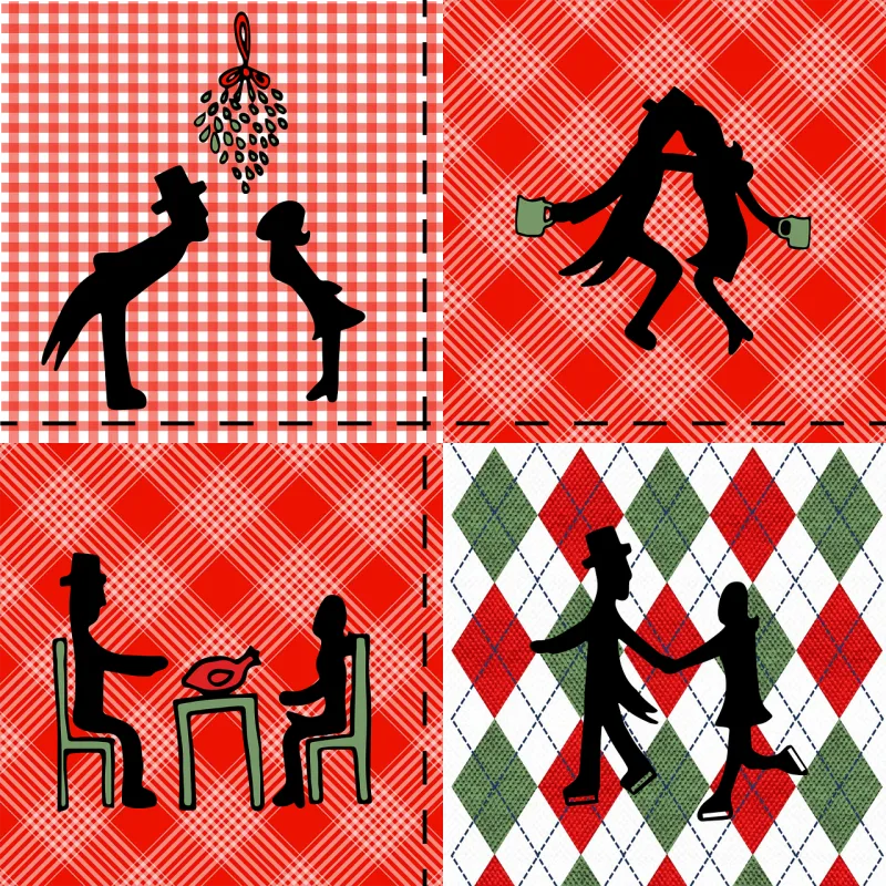 Christmas Love Few Stickdatei – Herzen & Liebe
