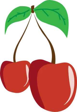 Cherry Fruit Nature Stickdatei – Essen & Trinken