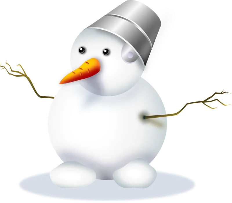 Snowman Snow Nature Stickdatei – Weihnachten