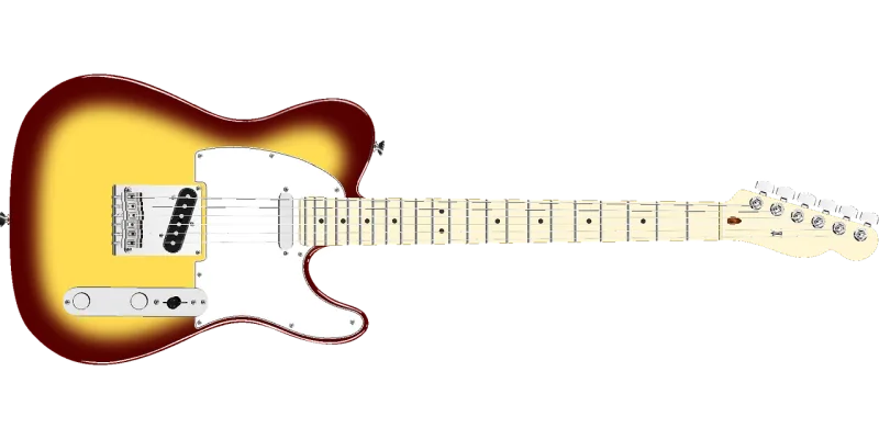 Music Instrument Guitar Stickdatei – Musik