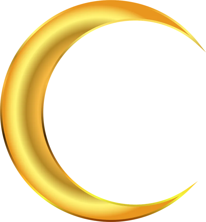 Moon Night Half moon Stickdatei – Natur