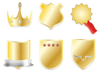 Crown Coat of arms Banner Stickdatei
