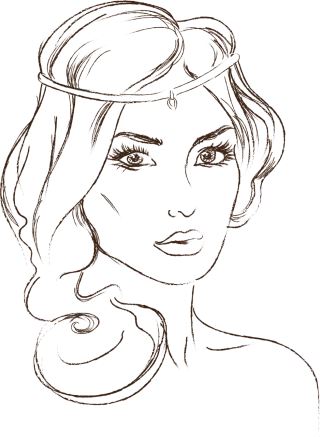Woman Girl Princess Stickdatei