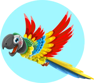 Parrot Nature Animal Stickdatei