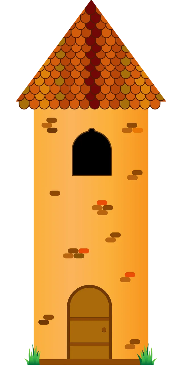 Tower Castle Medieval Stickdatei – Kinder