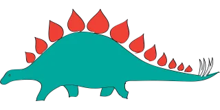 Stegosaurus Dinosaur Toy Stickdatei