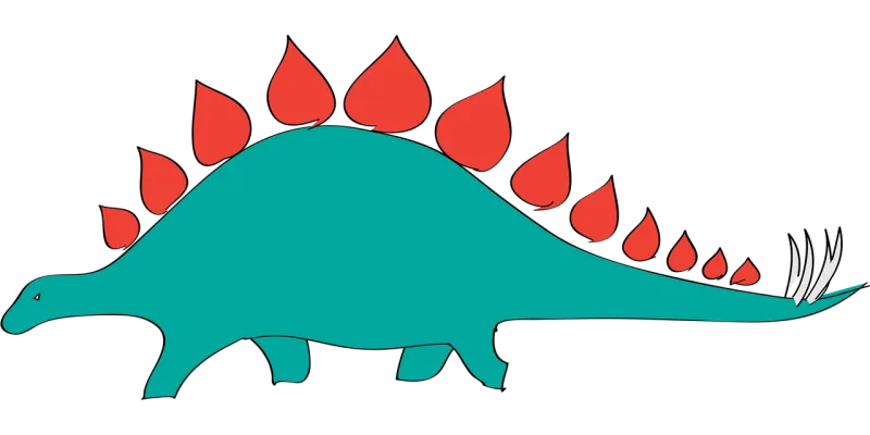 Stegosaurus Dinosaur Toy Stickdatei – Kinder