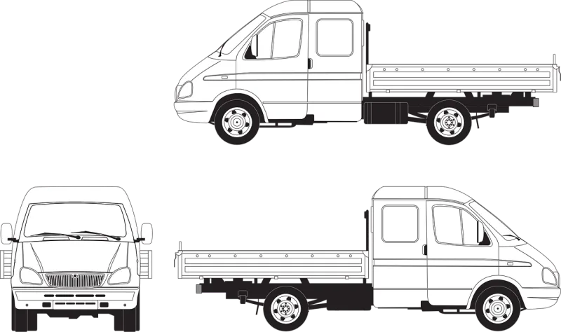 Gas Cargo gazelle Lorry Stickdatei – Fahrzeuge