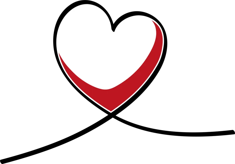 Heart Love Sketch Stickdatei – Herzen & Liebe