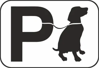 Parking spot Animal Dog Stickdatei