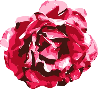 Rose Vector Nature Stickdatei