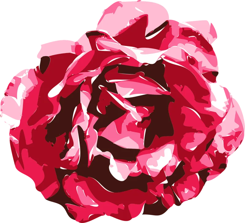 Rose Vector Nature Stickdatei – Blumen