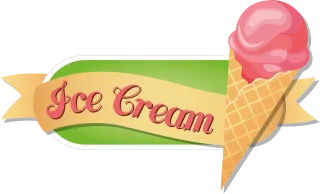 Ice cream Ice cream cone Ice ball Stickdatei