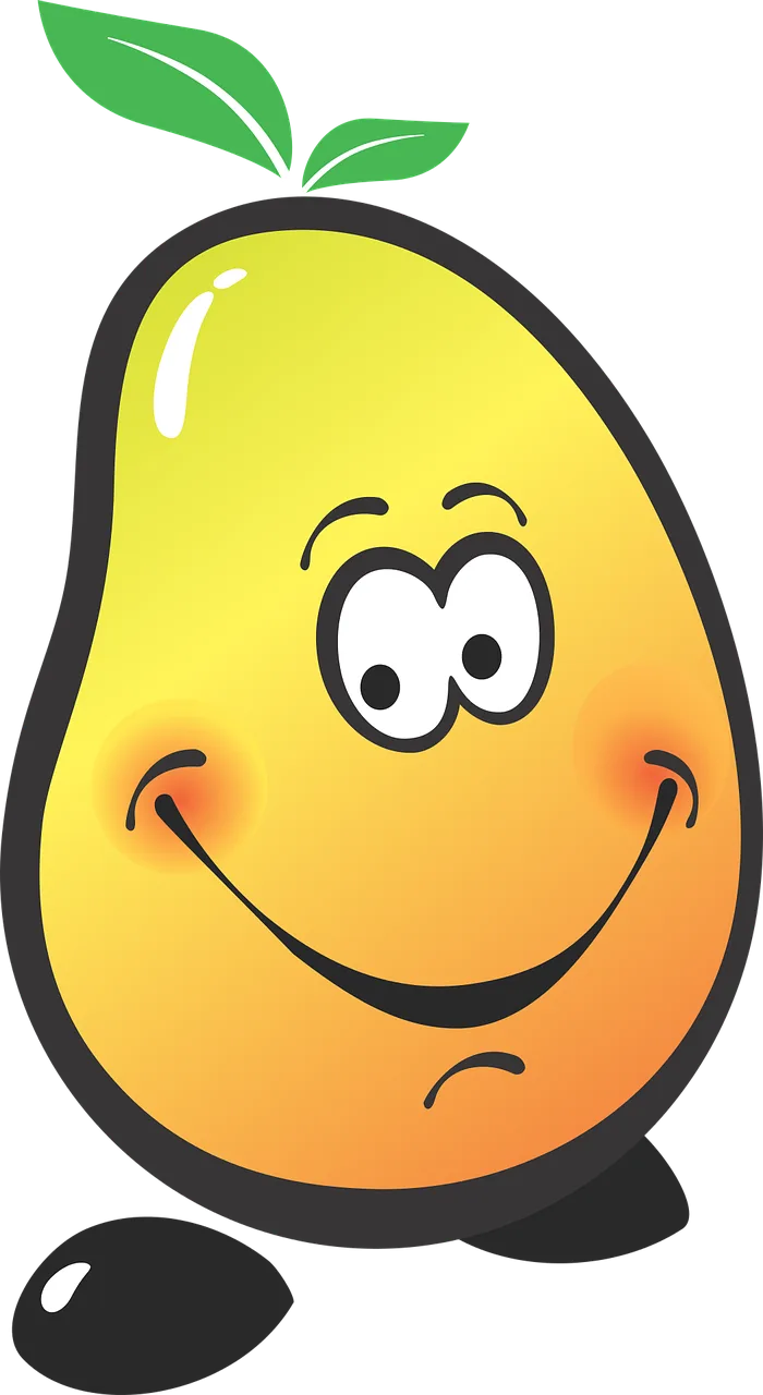 Mango The fruit Funny Stickdatei – Essen & Trinken