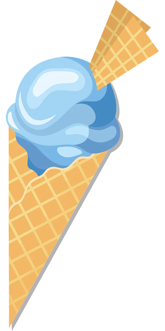 Ice cream Waffle Dessert Stickdatei – Kinder