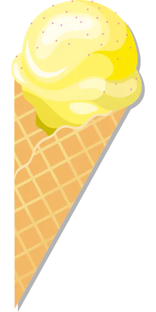 Ice cream Waffle Dessert Stickdatei