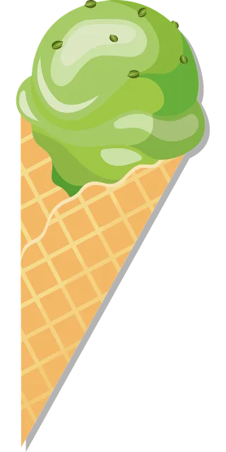 Ice cream Waffle Dessert Stickdatei