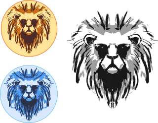 Lion Seal Stamp Stickdatei