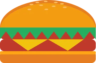 Burgers Bread Food Stickdatei