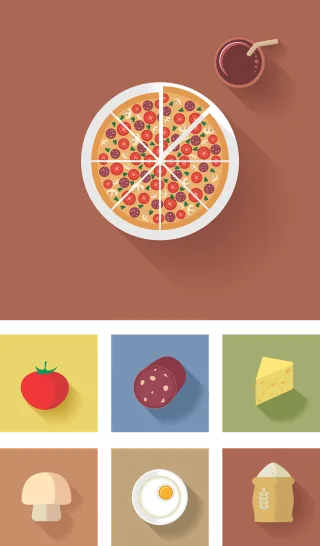 Icon Flat Vector Stickdatei