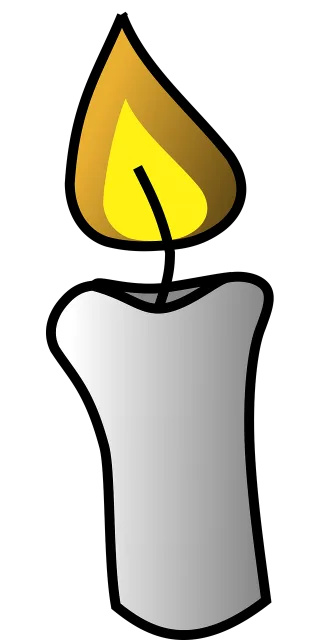 Candle Flame Burn Stickdatei