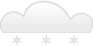 Snow Cloud Weather Stickdatei – Weihnachten