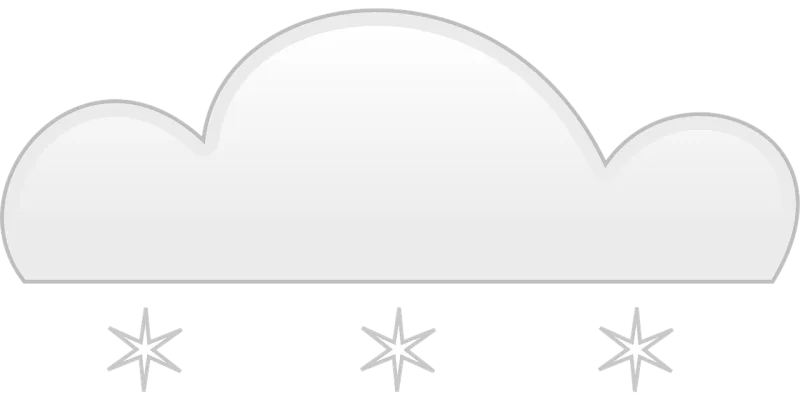 Snow Cloud Weather Stickdatei – Weihnachten