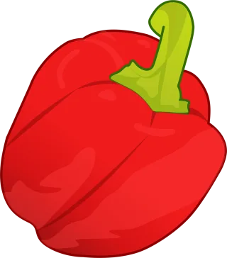 Bell pepper Sweet pepper Paprika Stickdatei