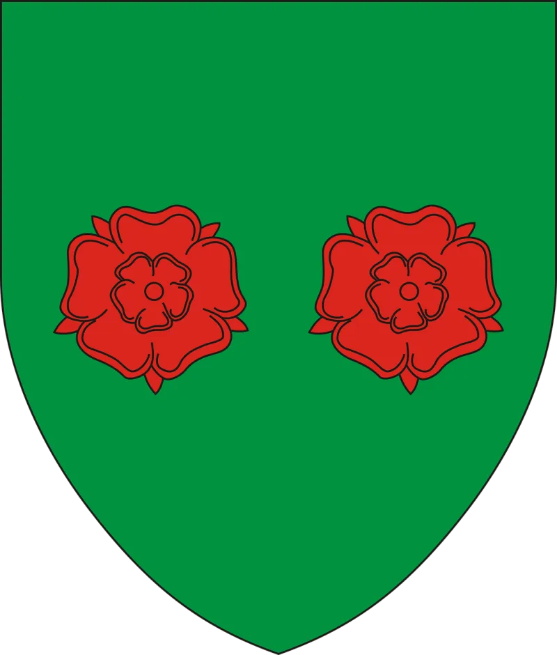 Coat of arms Crest Helmet plate Stickdatei – Blumen