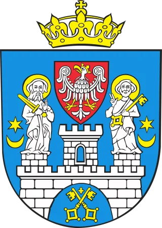 Poland Coat of arms Castle Stickdatei