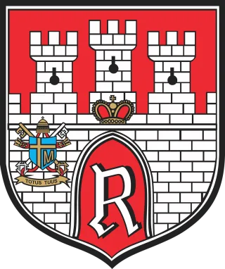 Coat of arms Poland Castle Stickdatei