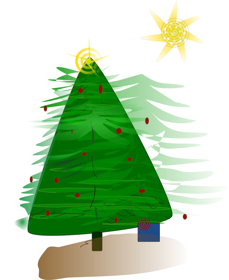 Holiday Christmas Tree Stickdatei – Weihnachten