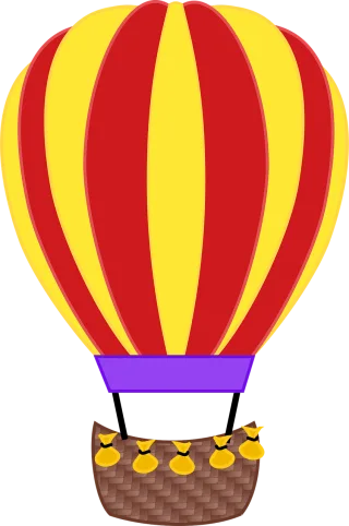 Balloon Hot air balloon Fly Stickdatei