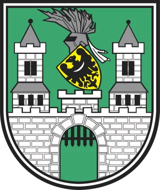 Coat of arms Poland Castle Stickdatei