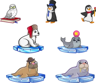 Polar Animals Antarctic Stickdatei