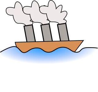 Ship Steamship Nature Stickdatei